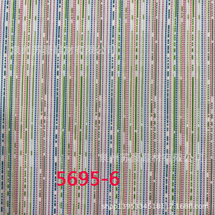 厂家直销飞线布飞织提花线条七彩数码印刷鞋材帽子箱包宠物服饰布
