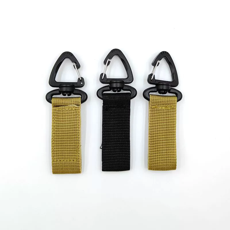Вращающийся карабин, Гравитационный грузовой нейлоновый ремень для хранения и отделки водопроводных труб, подвесной самоклеящийся ремешок на липучке