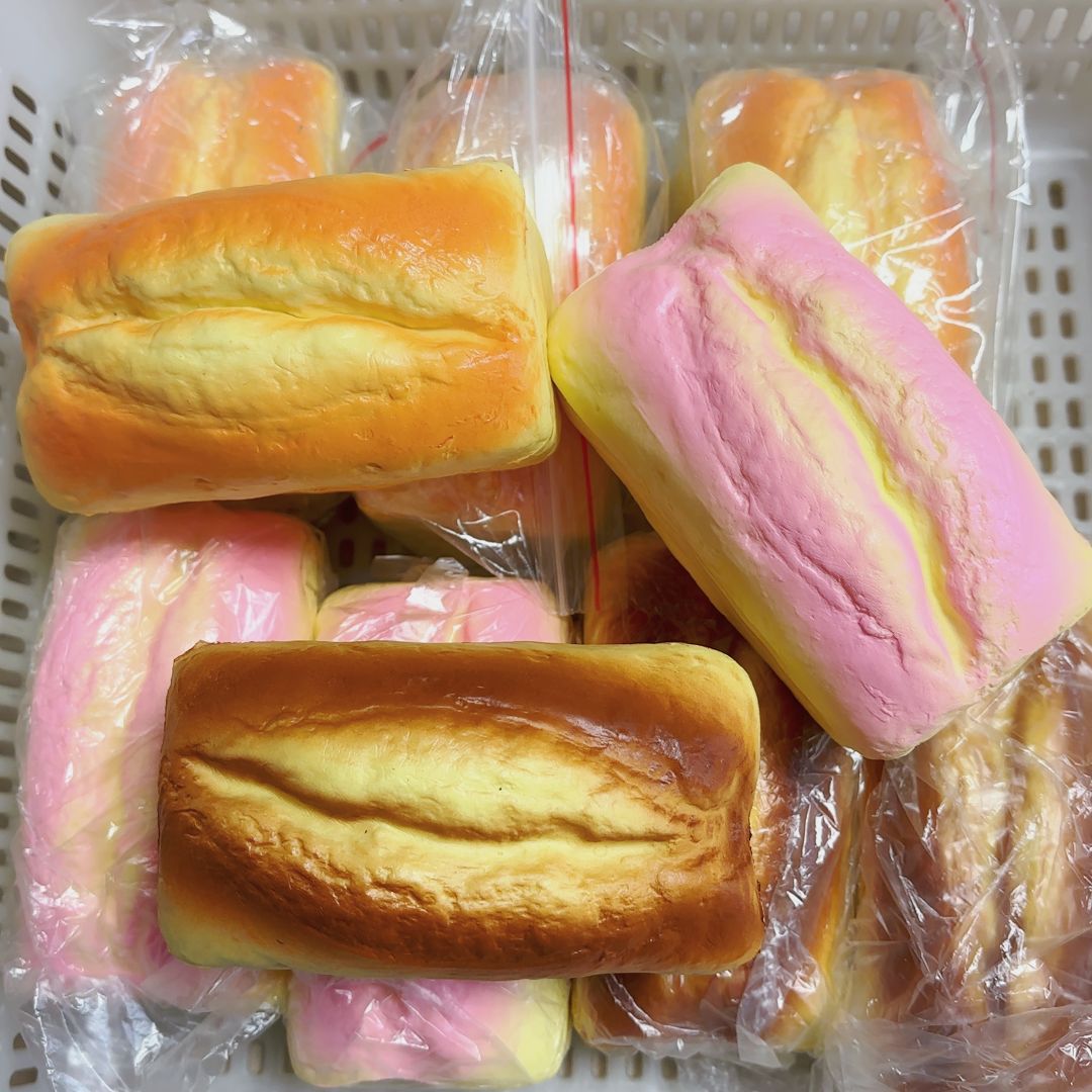 무작위 1가지 색상 촉촉하고 부드러운 대형 사각형 가방 느린 리바운드