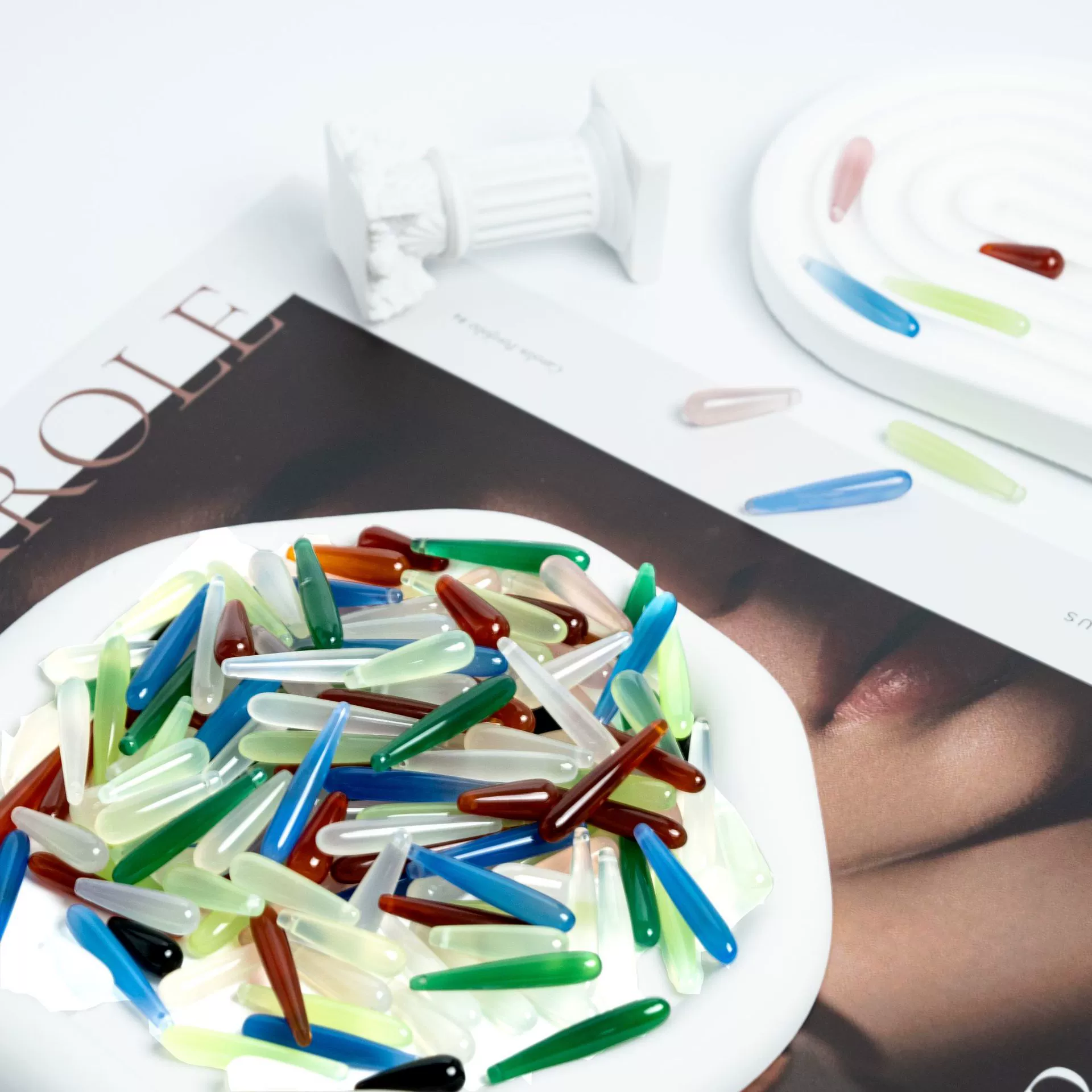 Прямые поставки от производителя: бусины из агата в форме капли с горизонтальным отверстием для самостоятельного изготовления украшений, серег, заколок, ожерелий, аксессуаров, винтажные аксессуары из халцедона.