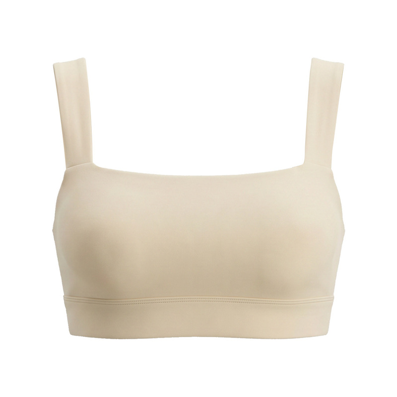 Cross-border quick-dry yoga bra for girls, shockproof and beautiful back sports underwear, fitness vest with cross-back design for outer wear