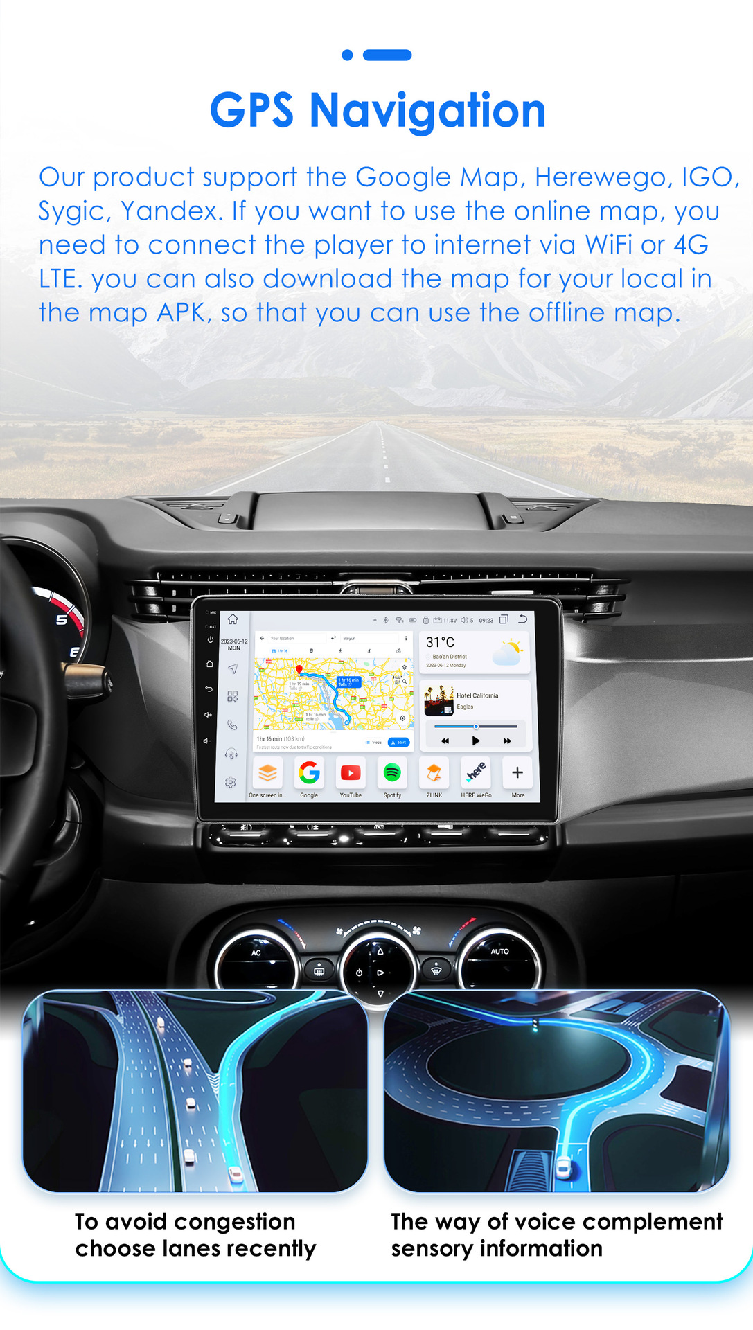 9 inch for 10-14 Alfa Romeo Giulietta video car Android smart navigator