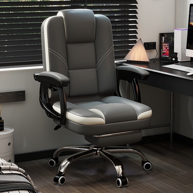 Home reclining computer chair, comfortable for long-term sitting, ergonomic backrest, gaming chair, dormitory bedroom desk office chair Home reclining computer chair, comfortable for long-term sitting, ergonomic backrest, gaming chair, dormitory bedroom desk office chair