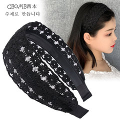 Female Headband Hair Clip to Look Younger, Hair Band with Lace Head Cover, Hair Travel Scattered Hair Tying Head Accessory to Cover Gray Hair