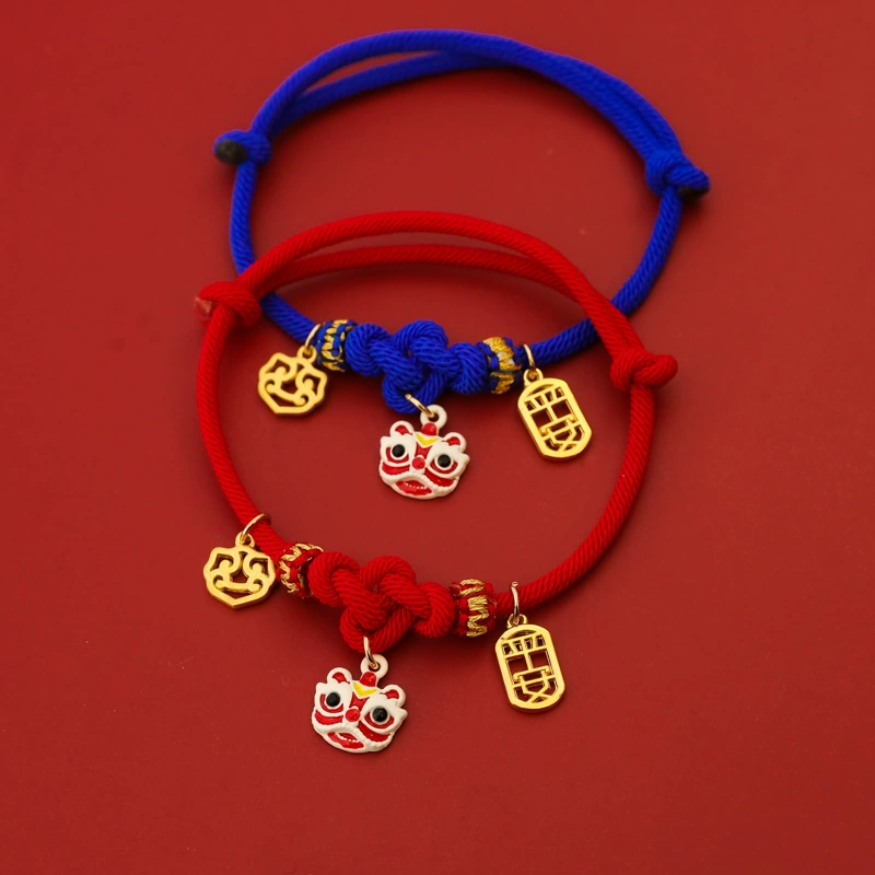 Домашние животные Безопасный Лев Новогодний ошейник