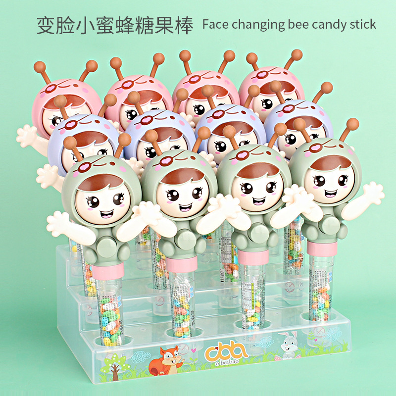 Morandi 색상 변경 인형 캔디 바 (1) 참고: 12 를 구매하고 1 개의 디스플레이 스탠드를 보내십시오.