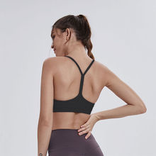 lulu原厂Y字型吊带美背运动文胸跑步聚拢定型瑜伽服女健身bra背心