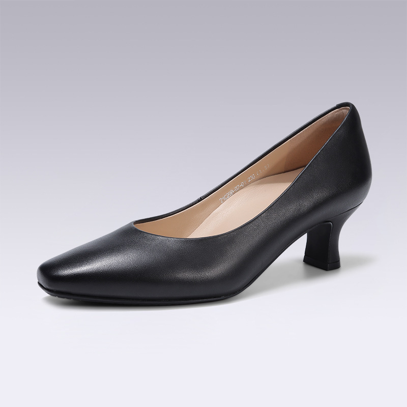 2026 Spring New Simple and Comfortable Commuting Low-Heel Single Shoes for Women 21C29B-07