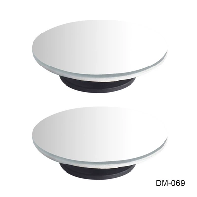 Car Rearview Mirror small round mirror rearview mirror auxiliary blind area reflective mirror 360-degree wide angle blind spot glass HD (Rearview mirror/rearview mirror) - dm-069