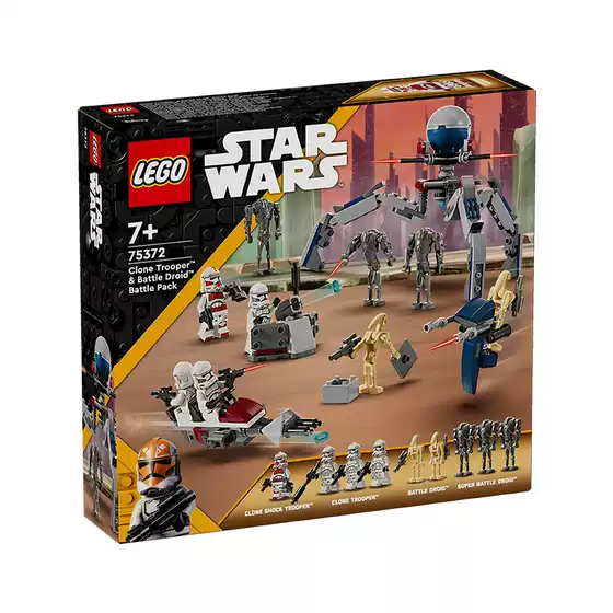 LEGO Star Wars 75372 Clone Trooper & Battle Droid Battle Pack Building Set New