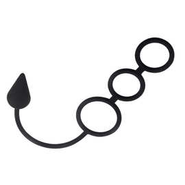 速卖通货源成人用品三连锁精环JJ套男用锁精环套阳具肛塞环