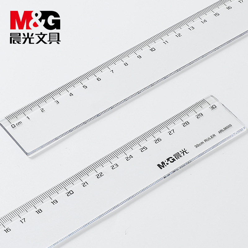 Ruler office ruler 30cm drawing measurement transparent plastic…