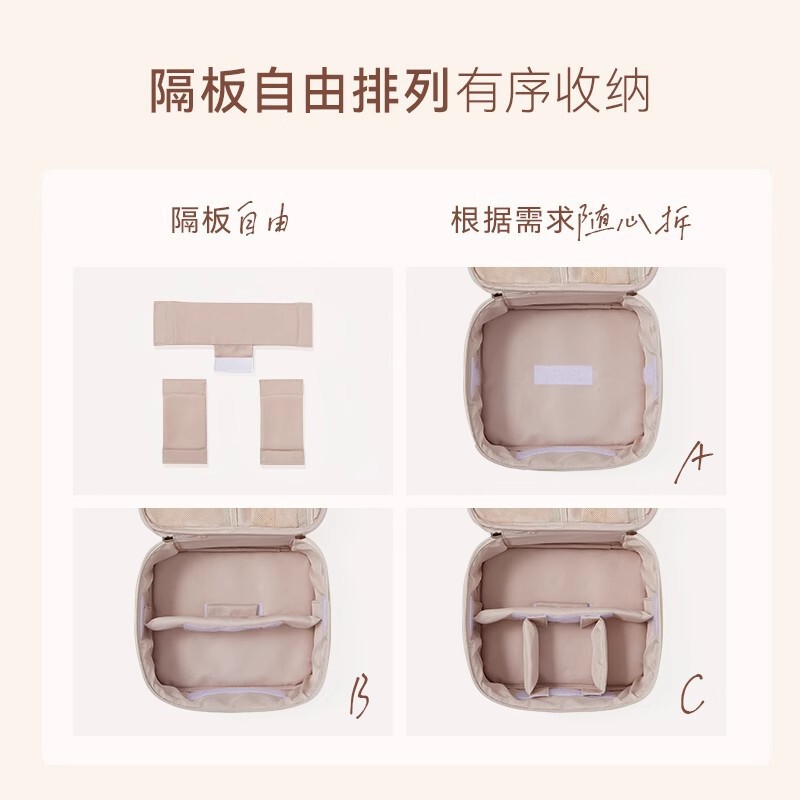 化粧品バッグ収納、ハイエンドのポータブル分類多層収納バッグ、高価値旅行防水大容量トイレタリーバッグ|undefined
