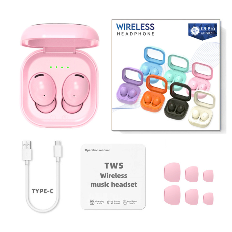 Apple Android 適用 E6 Pro ワイヤレス Bluetooth ヘッドセット J15 マカロンカラー ステレオ タッチ TWS インイヤー|undefined