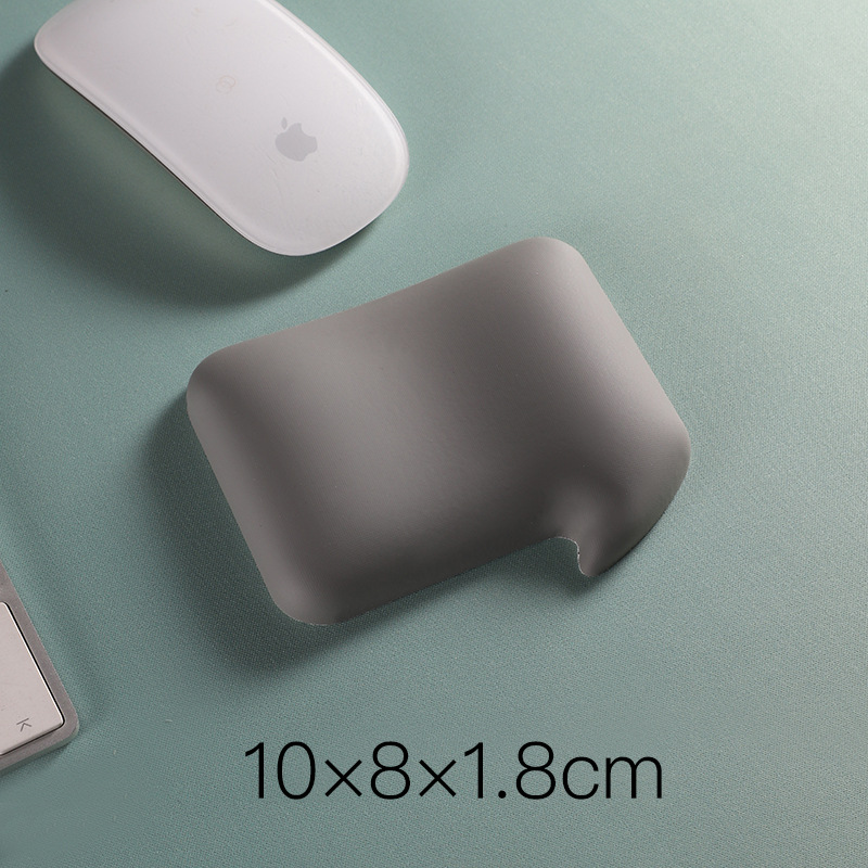 회색 PU 실리콘 손목 패드