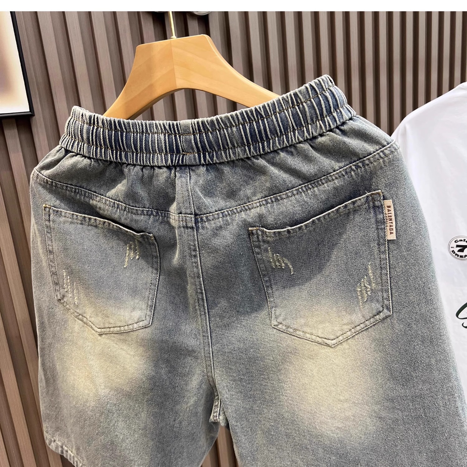 Herren Denim Shorts Im Retro Stil Für Den Sommer Modisch Locker_voghion.com