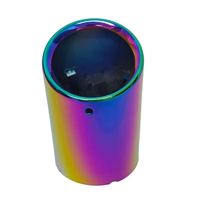 Suitable for 18 Camry New X1 Cadillac Ct6 13 Imported X5 Stainless Steel Modified Car Tail Throat (Car muffler) - full-color