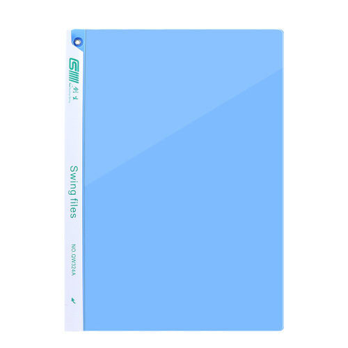 Creative Rotation Pull-rod Folder A4 Office Documents Report Folder Wholesale Plastic Transparent Resume Folder with Logo Printing