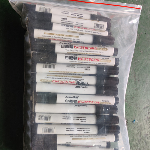 Aowa 6178 whiteboard pen, easy to write, easy to erase, refillable marker pen, office teaching drawing writing pen wholesale