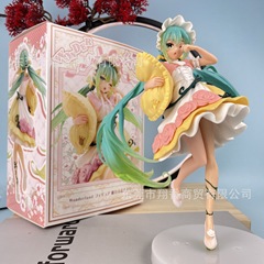 送料無料初音フィギュア眠れる森の美女メイド羅天儀ロングヘア桜蝶エルフ展示卸売ドロップシッピング