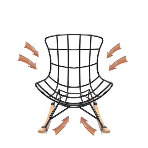 zsr light luxury rocking chair lounge chair lazy leisure home rocking chair living room bedroom balcony single snail chair sofa