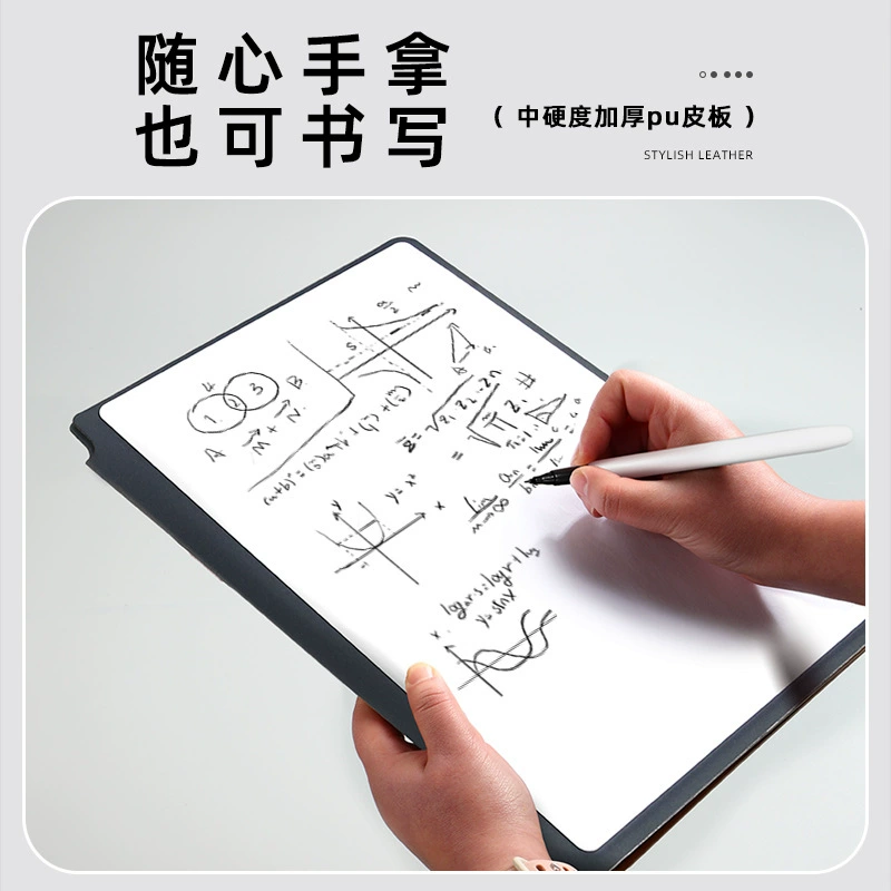Whiteboard notebook a5 small whiteboard portable erasable desktop noteboard message board office plan portable writing