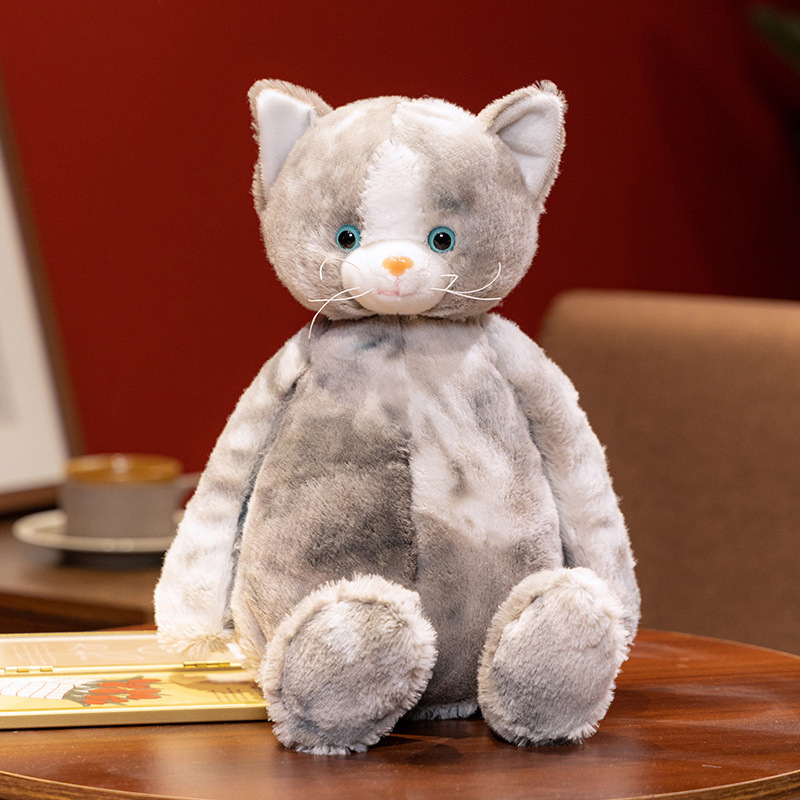 Gatos de dibujos animados mapache poodle muñeca juguete de peluche lindo cordero niño pacificador muñeca regalo de cumpleaños