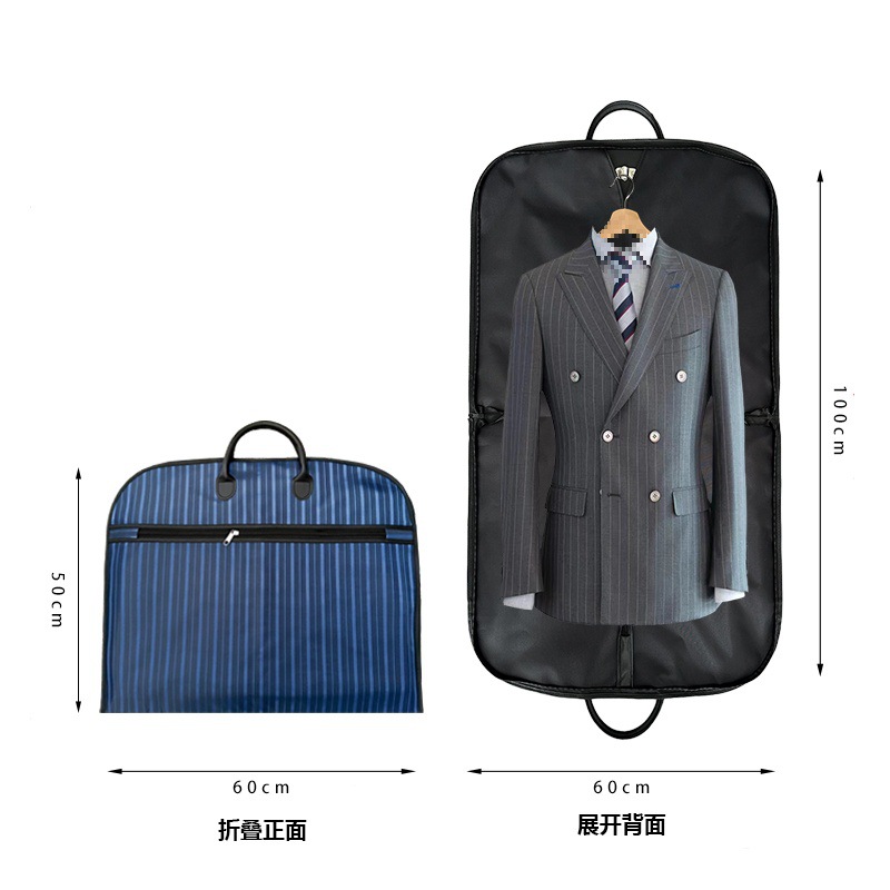 Oxford traje cubierta de polvo bolsa de almacenamiento bolsa de ropa traje personalizado cubierta de traje impermeable