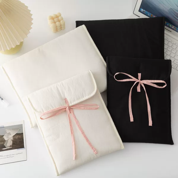 Ins Ballet Style Padded 13inch Computer Bag 11inch iPad Protective Case Computer Sleeve Notebook Waterproof