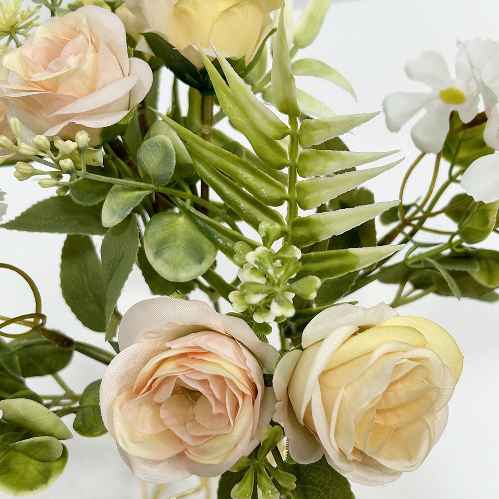 Kunstig blomst rose Daisy bukett INS stil kunstig blomst fabrikk hjem dekorasjon grenseoverskridende bryllup_voghion.com