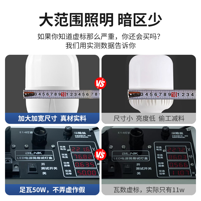 Lámparas LED personalizadas transfronterizas superbrillo lámpara de ahorro de energía lámpara de aluminio envuelta en plástico lámpara doméstica luz blanca luz amarilla bayonet b22 lámpara