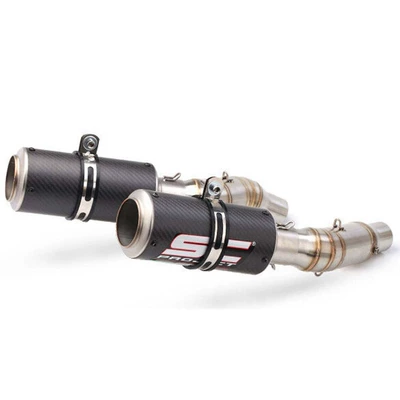 The middle section of, Motorcycle exhaust pipe