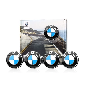 Подходит для BMW Оригинальная крышка ступицы подвески BMW 5 серии 3 серии 1 серии 7 серии X1X3X5, центральная крышка колеса в честь 50-летия