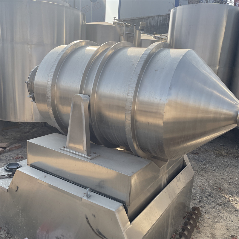 供应二手不锈钢二维混合机  颗粒搅拌混合设备 化工真空混合机