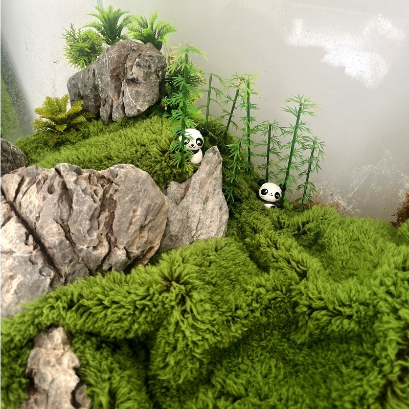 青苔假苔藓毛线微景观布置摆件草坪盆景盆栽装饰仿真绿植植物|undefined