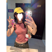 ԭ��ɫ���l �nʽ�l�y�������T��Ů�ļ��p��΢͸�����̿�����ins