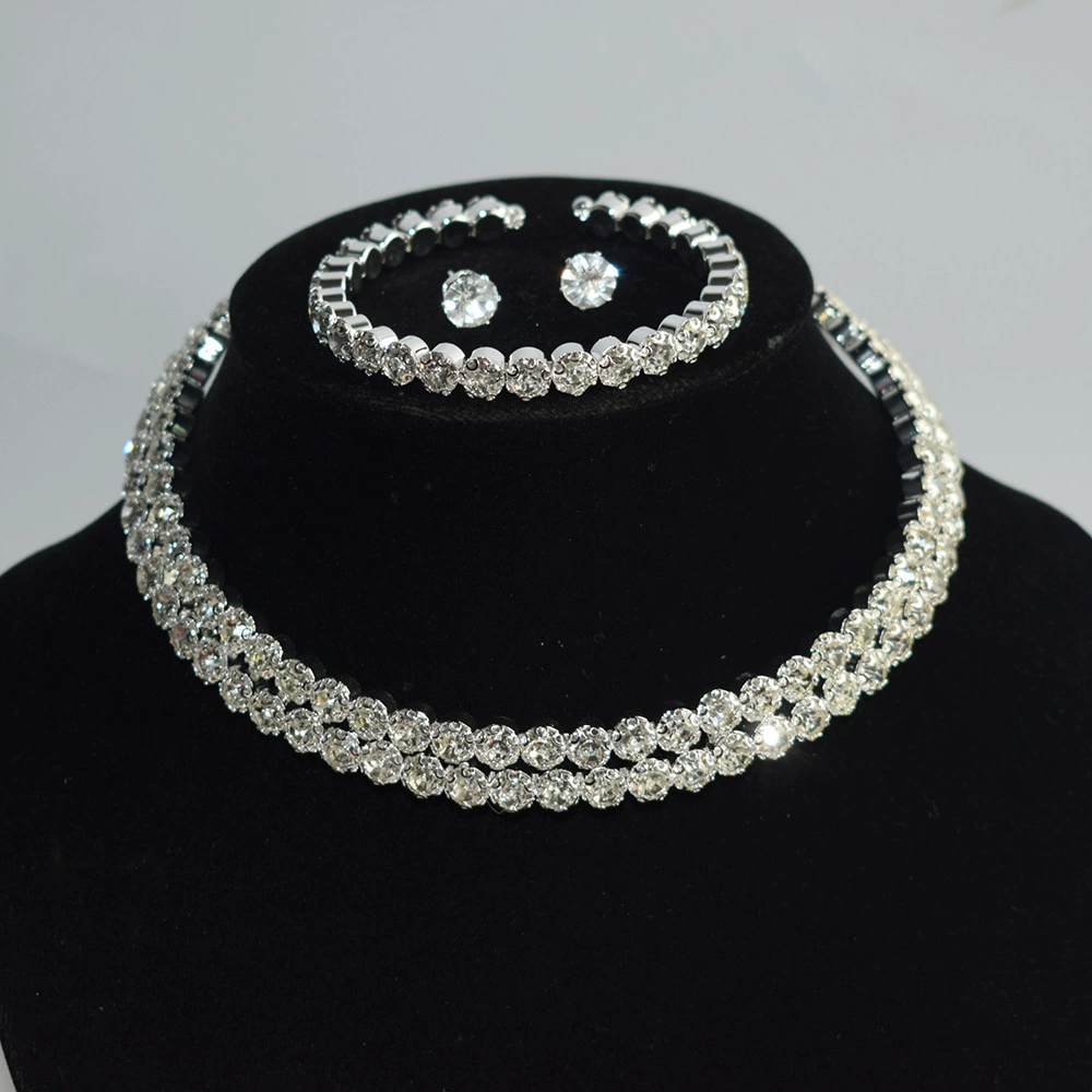 Accessory for bride, choker, bracelet, earrings, set, necklace, chain, gold and silver