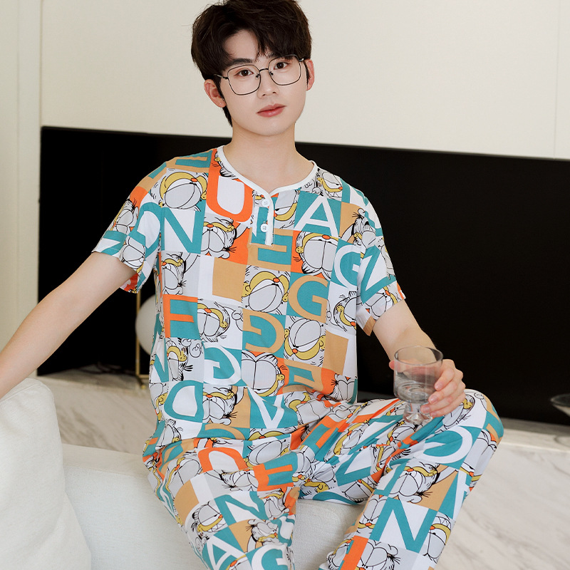 조수 브랜드 편지 (바지)