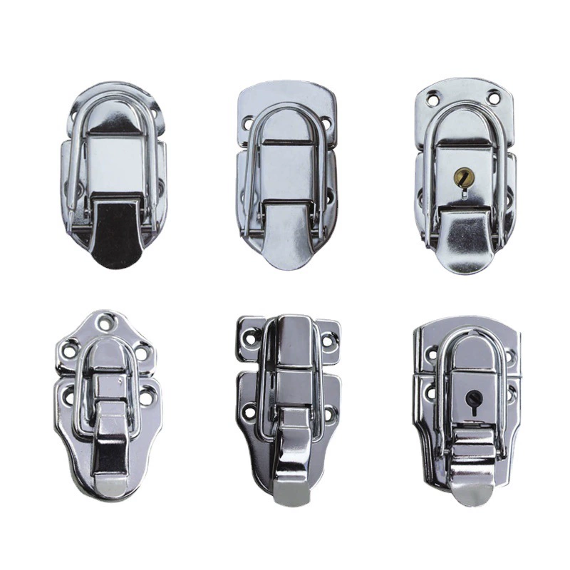 Производители поставляют все виды блокировки упаковки подарочной коробки аппаратных пряжки аксессуары, деревянный ящик гальваническим железа замок алюминиевый ящик замок