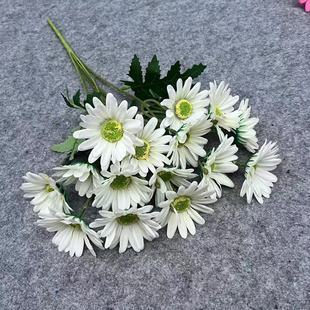 15 heads of Persian chrysanthemum simulation flowers and flowers home hotel decorative fake flowers wedding hall arch silk flowers outdoor engineering flowers
