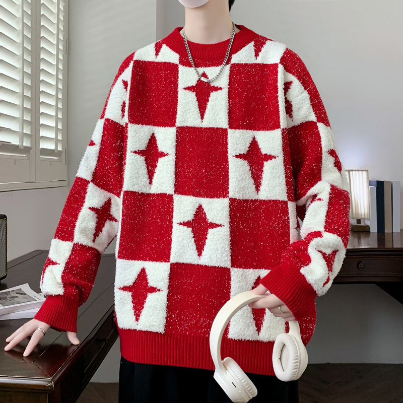 直播款 淘宝客--高品质时尚加厚毛巾绣毛衣情侣款 波