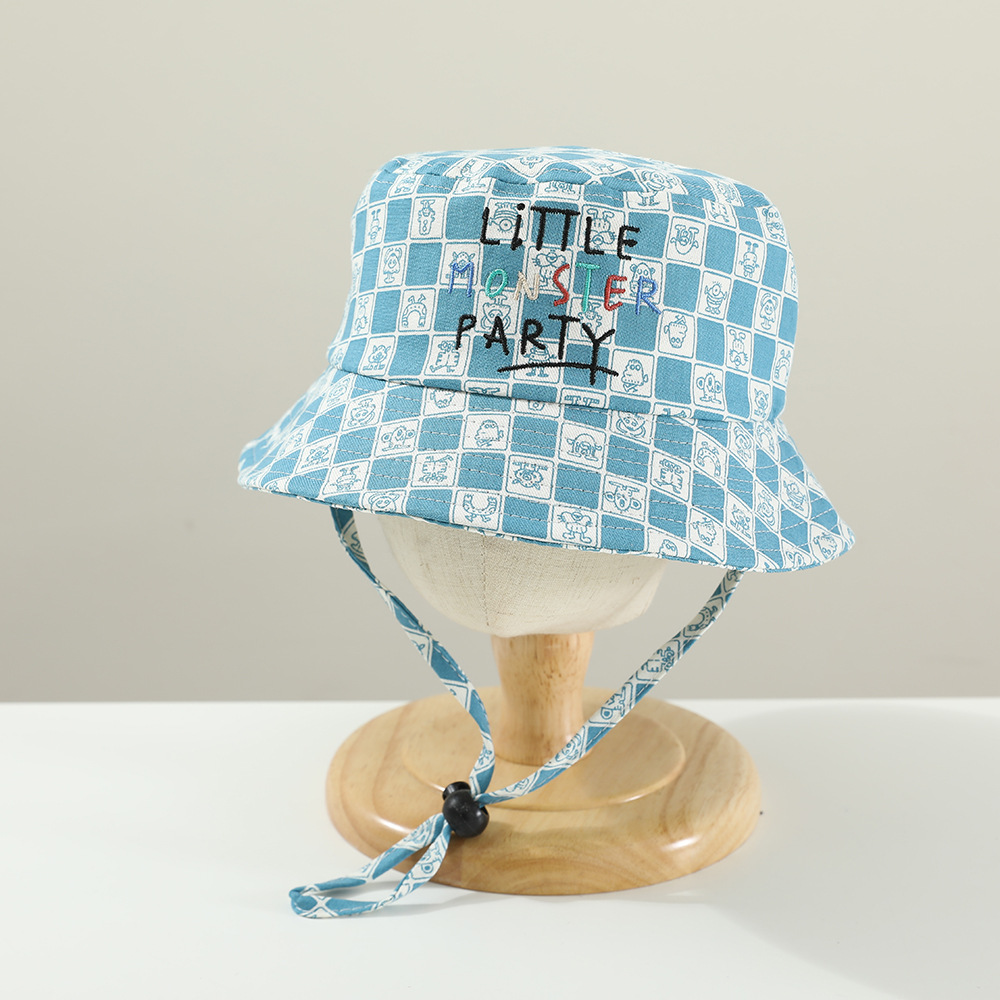 Primavera y otoño sombrero de niños protección solar sombrero de verano viaje al aire libre sombrero de pescador para hombres y mujeres simple moda sombrero de marea