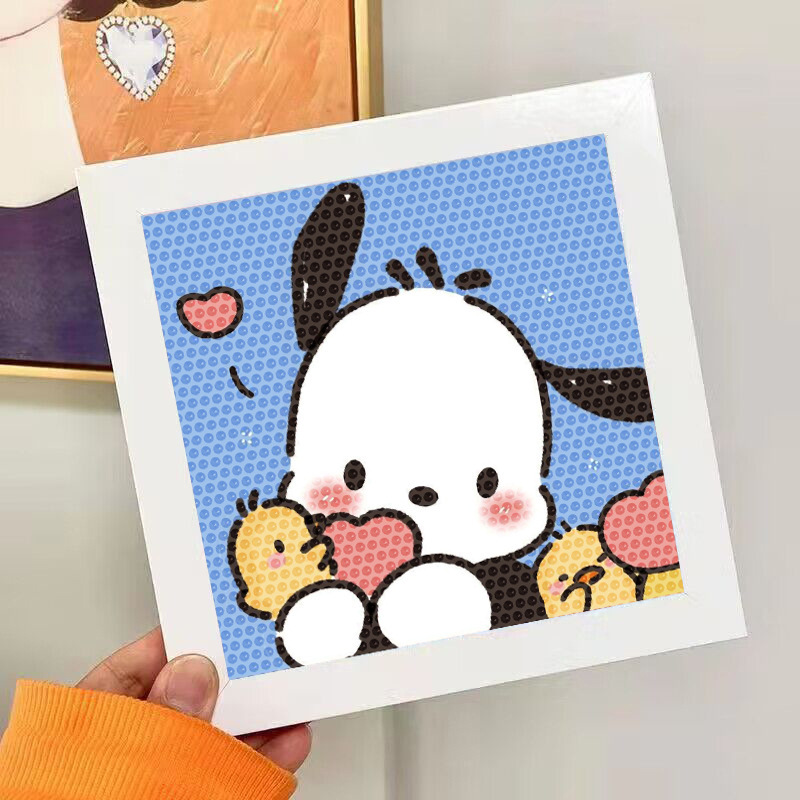 Nuevo dibujo de diamante infantil de labu diy pegatinas de diamante con marcos de fotos hechas a mano diy puzzle pegatinas de mampostería image 141
