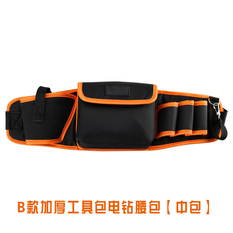 B 두꺼운 도구 키트 전기 드릴 허리 가방 [가방] * 캔버스 * 10*10 * 팬부 * 570x163mm * 0.3
