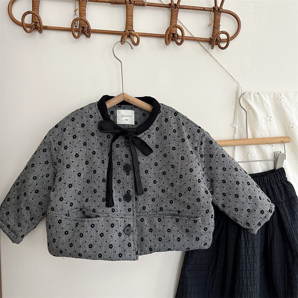 Winter children's quilted long-sleeve