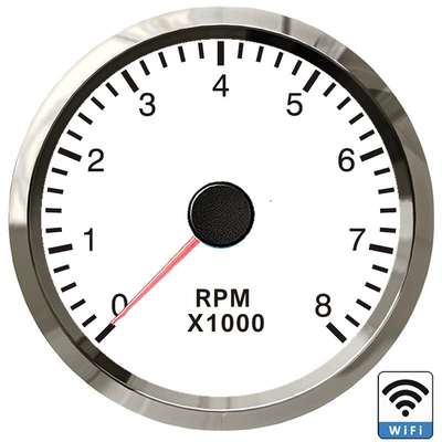 Spiri 52mm WiFi benzin dizel mühərriki üçün modifikasiya edilmiş avtomobil yaxta taxometri 8000 rpm