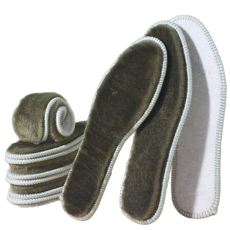 Footprint de algodón de invierno más vello, calentamiento, antiolor, absorción de sudor, desodorización, antifrío, almohadilla de felt
