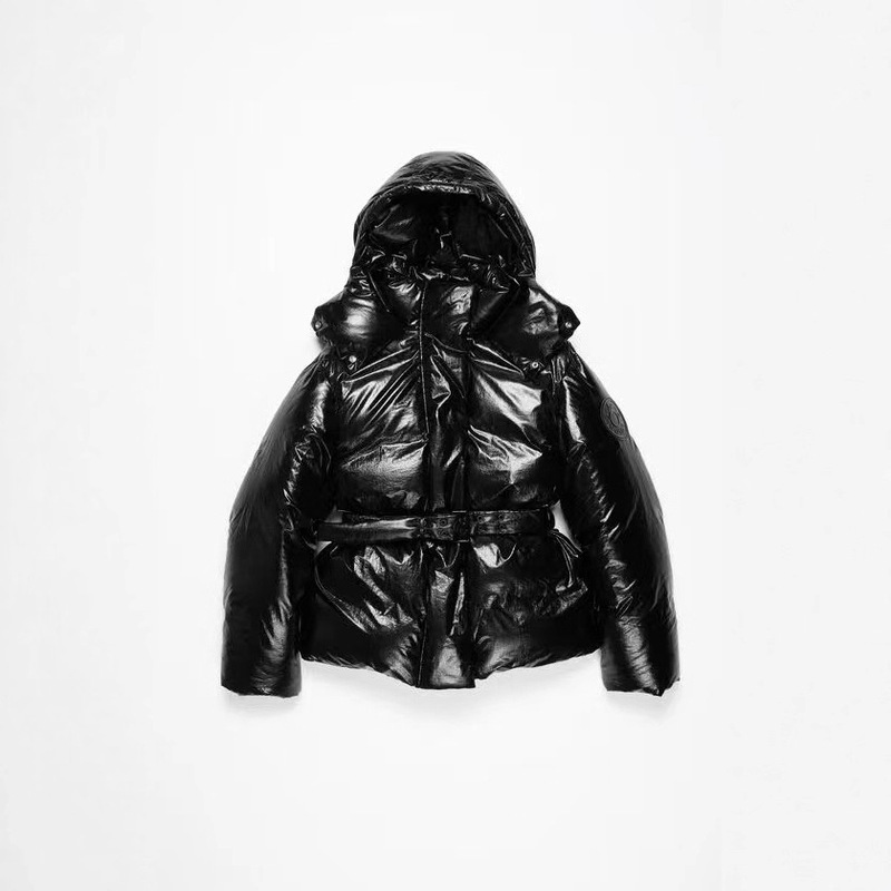 Aijia Ac Hooded Warm Fashion Belted Casual Jacket Women's Fashionable Waterproof down Jacket Coat for Cold Protection