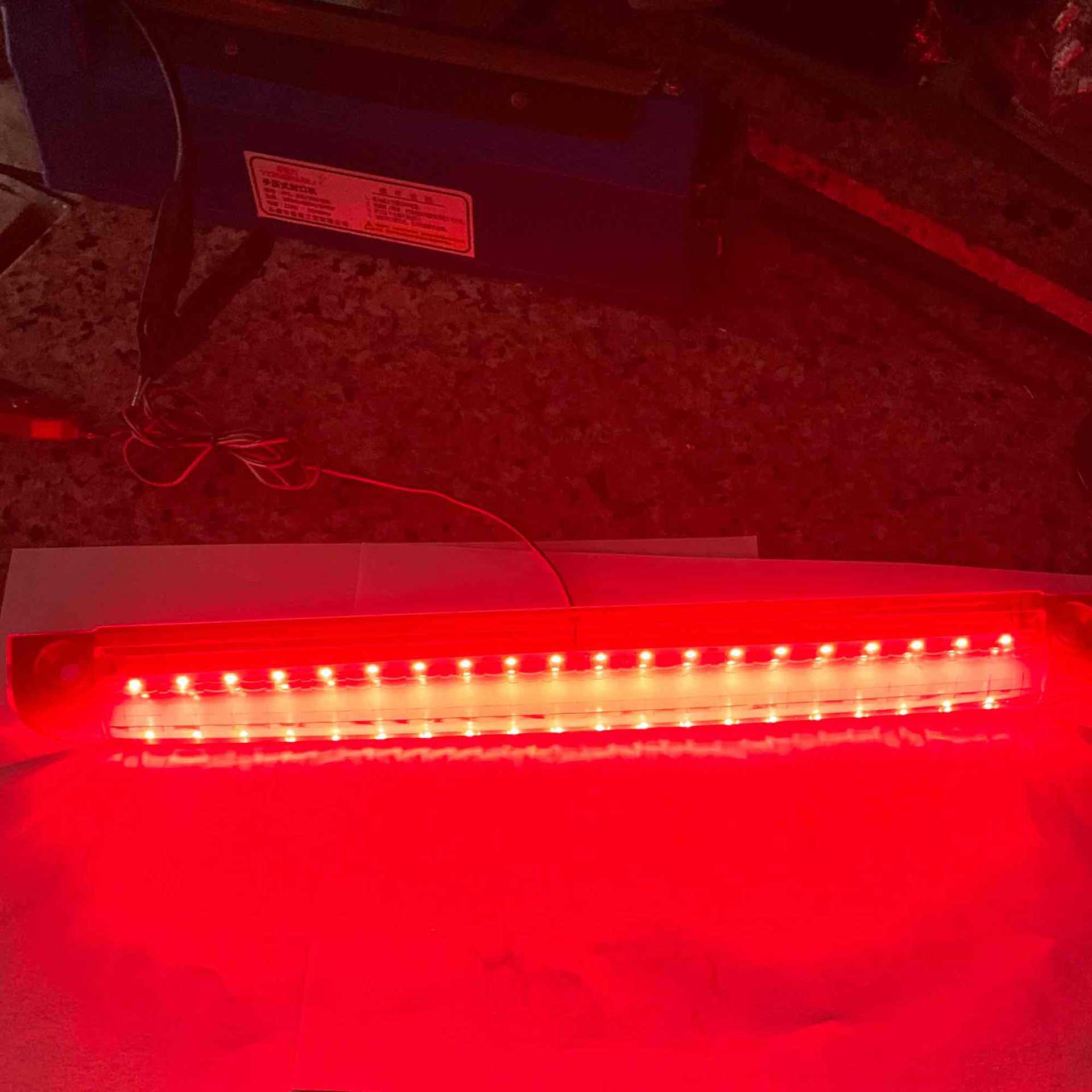 Car modified LED high-position brake light car tail light 42cm 2835 20 Light 2 hole red rear tail light