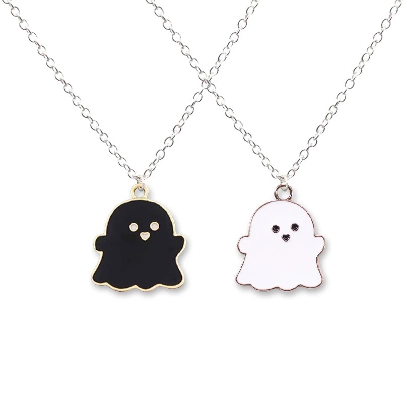 Ig Style Cute Ghost Alloy Enamel Plating Unisex Pendant Necklace display picture 2